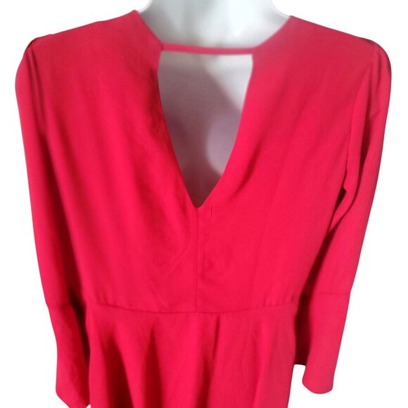 Sam Edelman Womens Double-V  Keyhole Short Mini Dress- US 8 - Picture 7 of 10